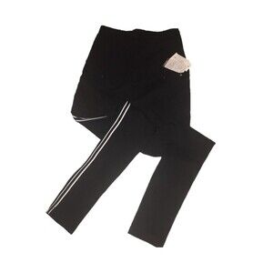 NWT Time and Tru Maternity pants Small black white racing stripe jeggings Sporty